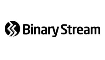 binary stream logo